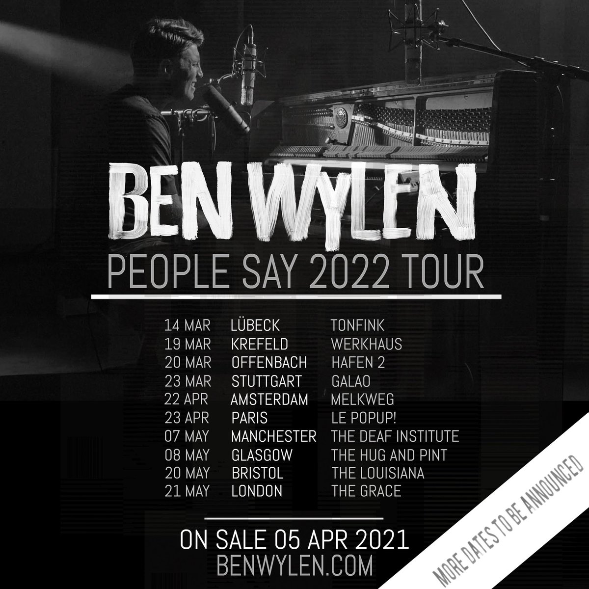 Super excited to see this poster released! Long time coming for @BenWylen debut live shows!! 

Big thanks to <a href="/Crosstown_Live/">Crosstown Concerts</a>, MOJO, <a href="/aliasprod/">ALIAS PRODUCCIONES</a> and <a href="/RolaMusic/">Rola Music</a>
