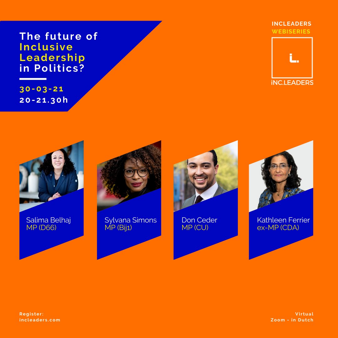 inclusionetwork's tweet photo. De Toekomst van Inclusief Leiderschap in de Politiek
#incleaders #inclusionleadership #inclusionLeaders #leiderschap #gmf #gmfus met @DonCeder @SalimaBelhaj @SylvanaBIJ1 #KathleenFerrier @kizamag @MpanzuBamenga @larouz https://t.co/mzcCqGJ9nk