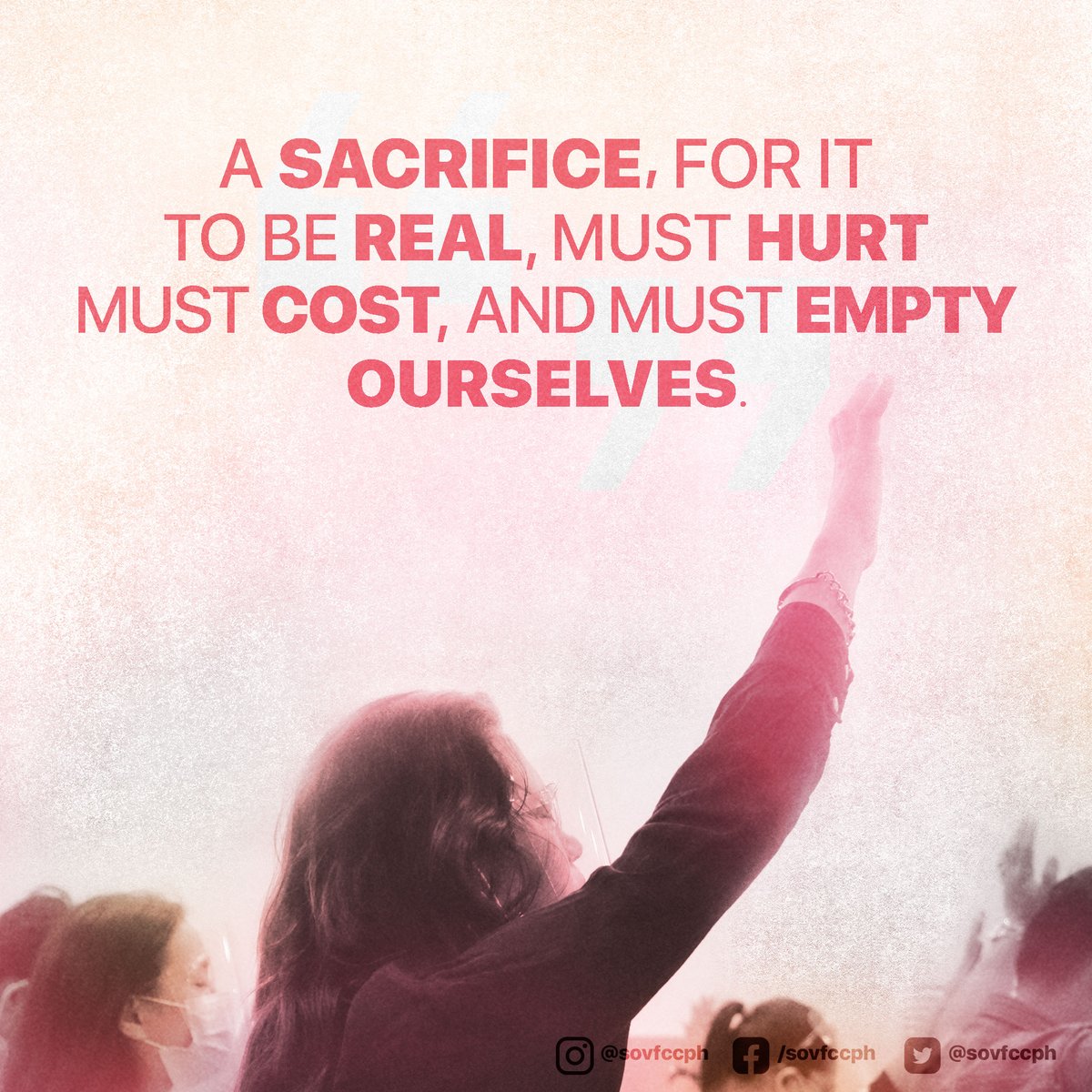 sovfccph's tweet photo. YOUR SACRIFICE IS THE KEY TO YOUR TREMENDOUS BLESSING! 🔥 This season, let’s continue to give our all to God and expect a hundred-fold return! #SOVSundayService https://t.co/AS62iJGT5E
