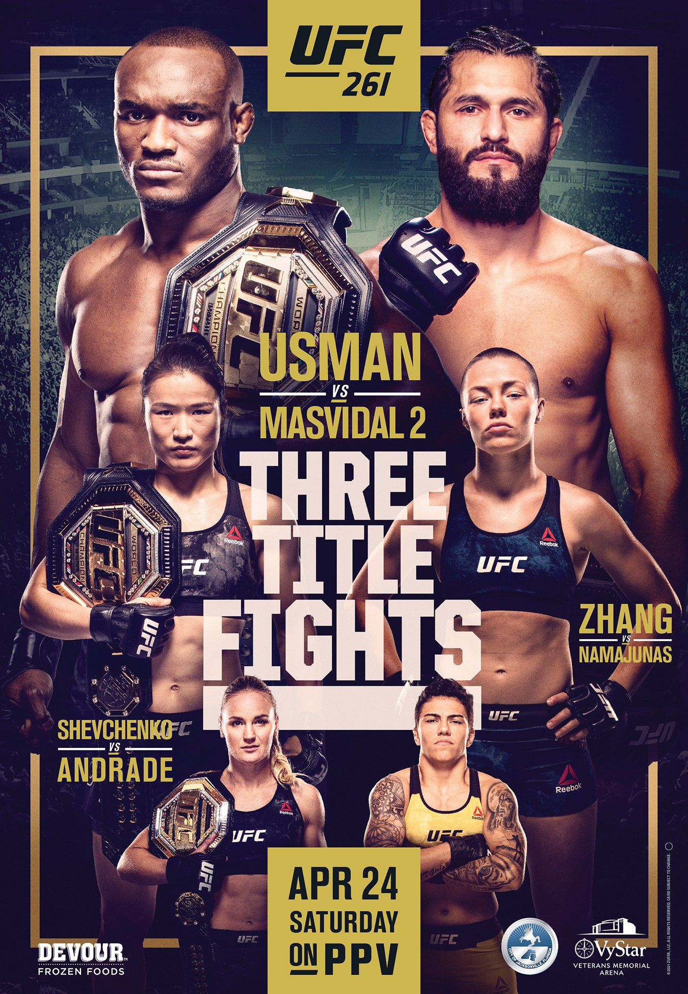 Media New UFC 261 Usman vs Masvidal 2 Poster Page 2 Sherdog