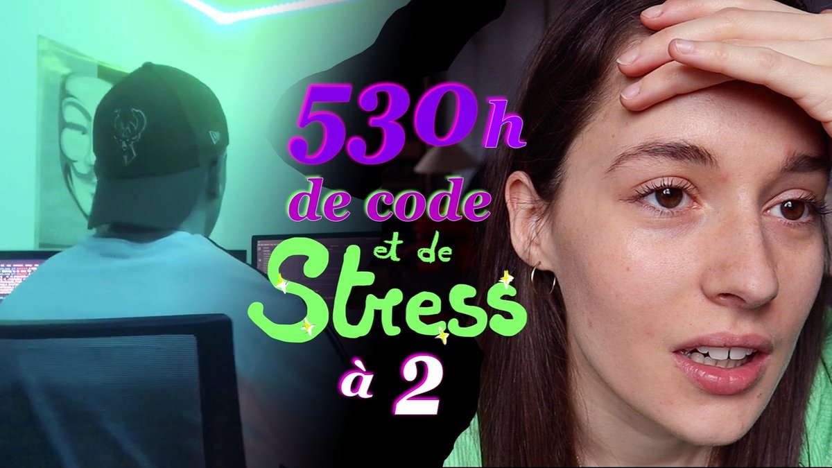 iciamyplant's tweet photo. 4IEME VIDEO DE 2021 :
Si ON code pas ce jeu on est virés de 42 - épisode 2

Cette fois ma peine a été partagée 😂 ! Je t'enmène avec nous dans ces dernières semaines de stress, de code et de fatigue

Un big merci pour votre soutien, encore et toujours 💜
https://t.co/XIF8tLrgov https://t.co/4YZabaIBgZ