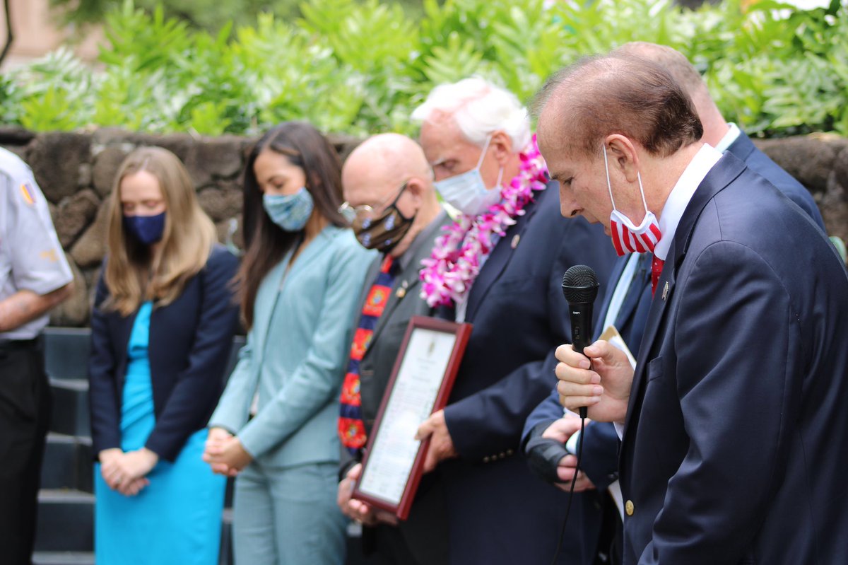 repward's tweet image. National Vietnam Veterans Day: Home of the free because of the brave. I was honored to help recognize Staff Sergeant Robert Kent (USA, Ret.) and Captain Carl Meier (USMC, Ret.) for their sacrifice and service for this great nation. Mahalo to @repbobmcdermott for organizing.
