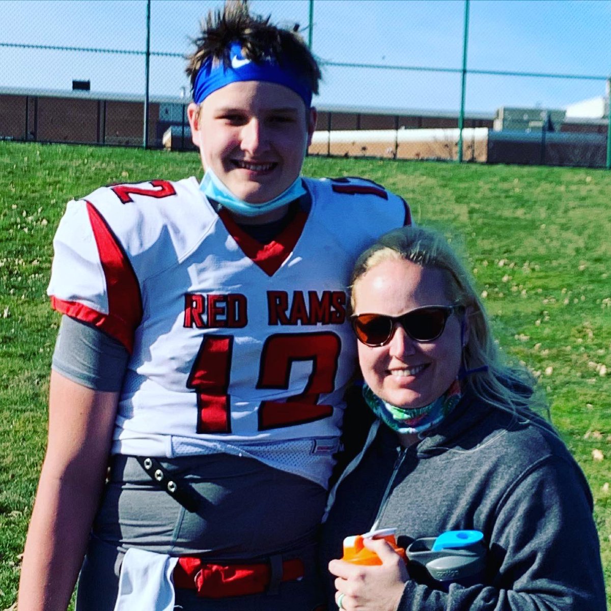 AdrieneCaton's tweet photo. First varsity game today! #beautifuldayforadub #goredrams https://t.co/VXkORtS2TV