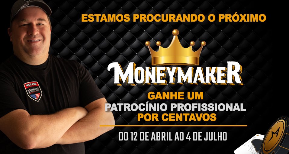 ACRPokerBR's tweet photo. Damos a você a oportunidade de fazer parte do #ACRTeamPro como @CMONEYMAKER. 🏋🏻
Jogue com apenas alguns centavos 🪙 e participe com um patrocínio!
Estamos te procurando‼️Siga a seta ➡ https://t.co/9tbi6qW58R https://t.co/U66jrLfsEj