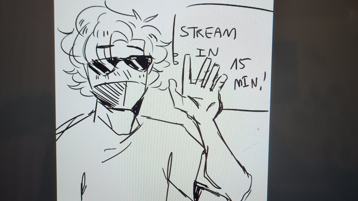 Drawing Ranboo in about 15 minutes live let's goo 