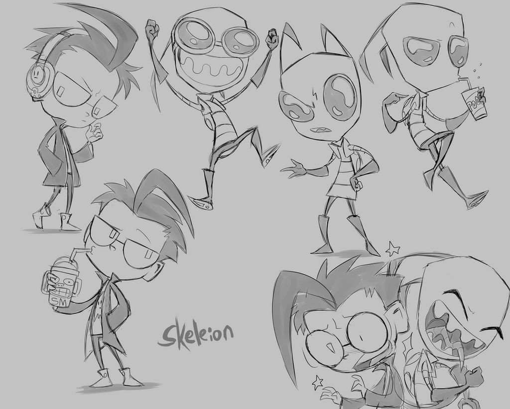 Can you tell I'm a huge nerd for Invader Zim? 