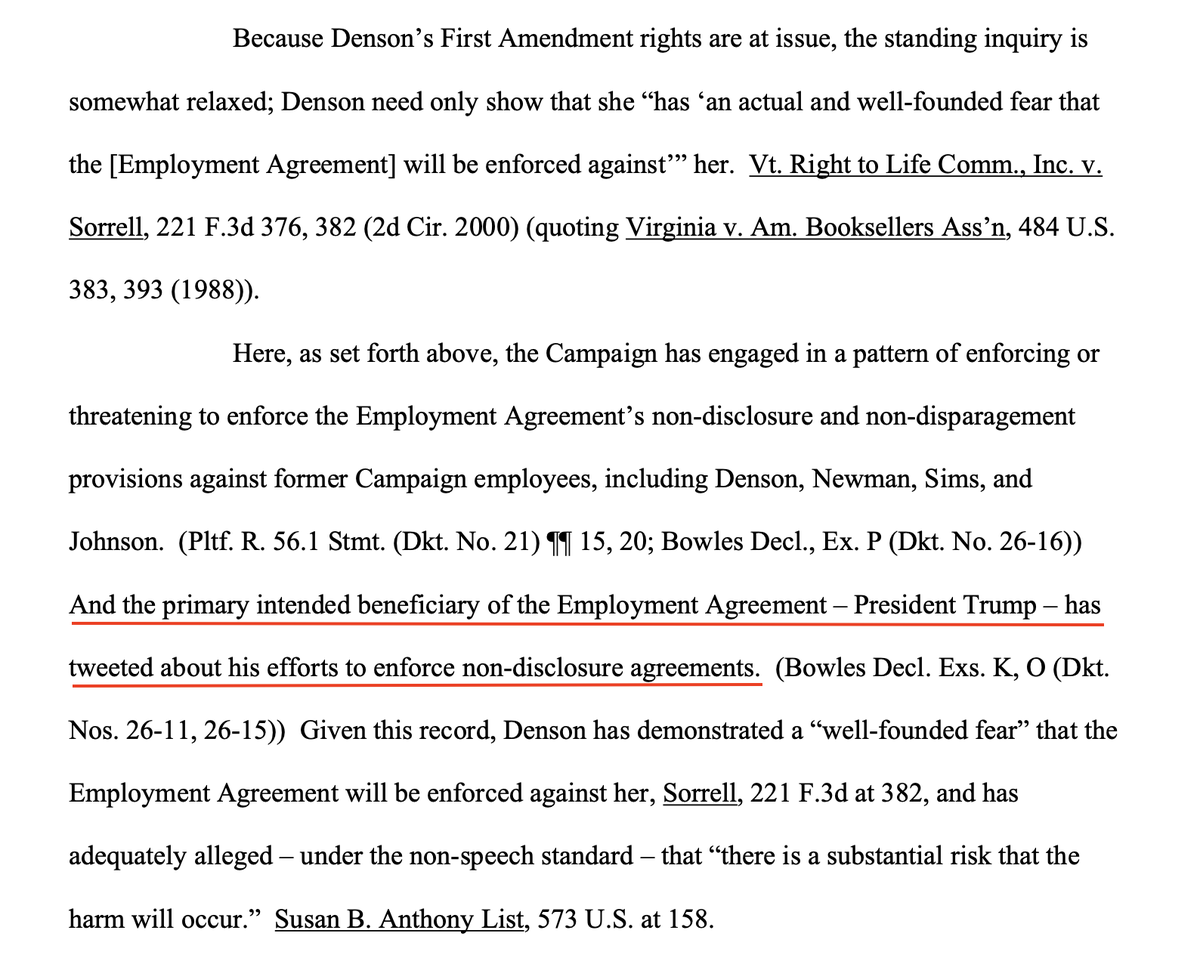 ericgarland's tweet photo. You'll love this: Trump's own stupid tweets are getting winning cases for his opponents suing him. 😂🤣😂🤣 https://t.co/yK62pnaGDI