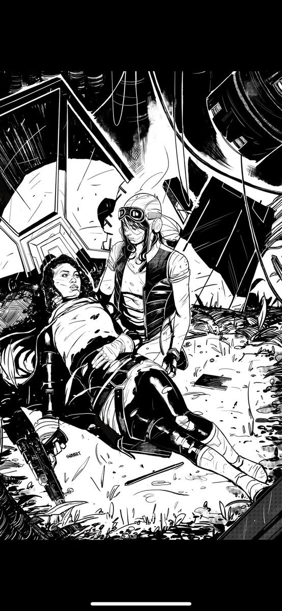 My last cover for Doctor Aphra series. Ink by me and colors the amazing  by @rachellecheri . https://t.co/dhiNgxx7xm 