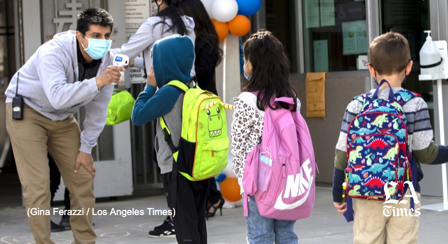 latimes's tweet photo. Scenes of a reemerging California: Los Angeles and Orange County enter orange tier 

County officials say moving to a less restrictive category in California's reopening blueprint is a hard-fought gain in the battle against COVID-19.

https://t.co/lNBPZ2lvBU https://t.co/j7VchNSYn5