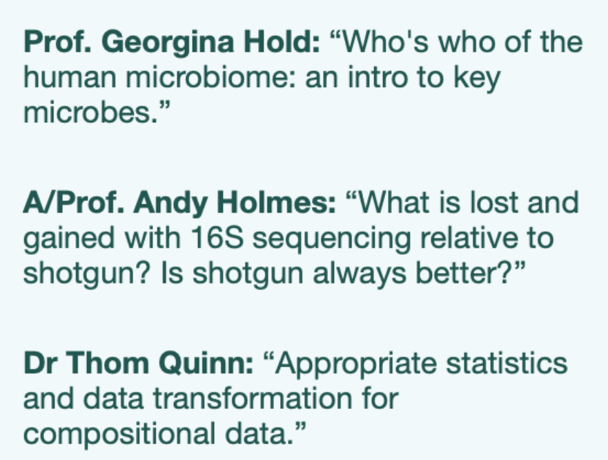 Australasian Human Microbiome Research Network tweet media