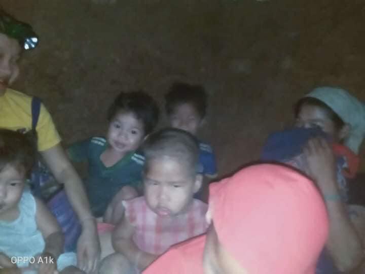 Myitzu19's tweet photo. These kids should be in school instead of hiding in bomb shelters &amp; all these happened because of  Military Terrorist (SAC). We must win this revolution for the better future of our next generations. The dictatorship must end at all cost. #WhatsHappeningInMyanmar https://t.co/hHCplI2oS4