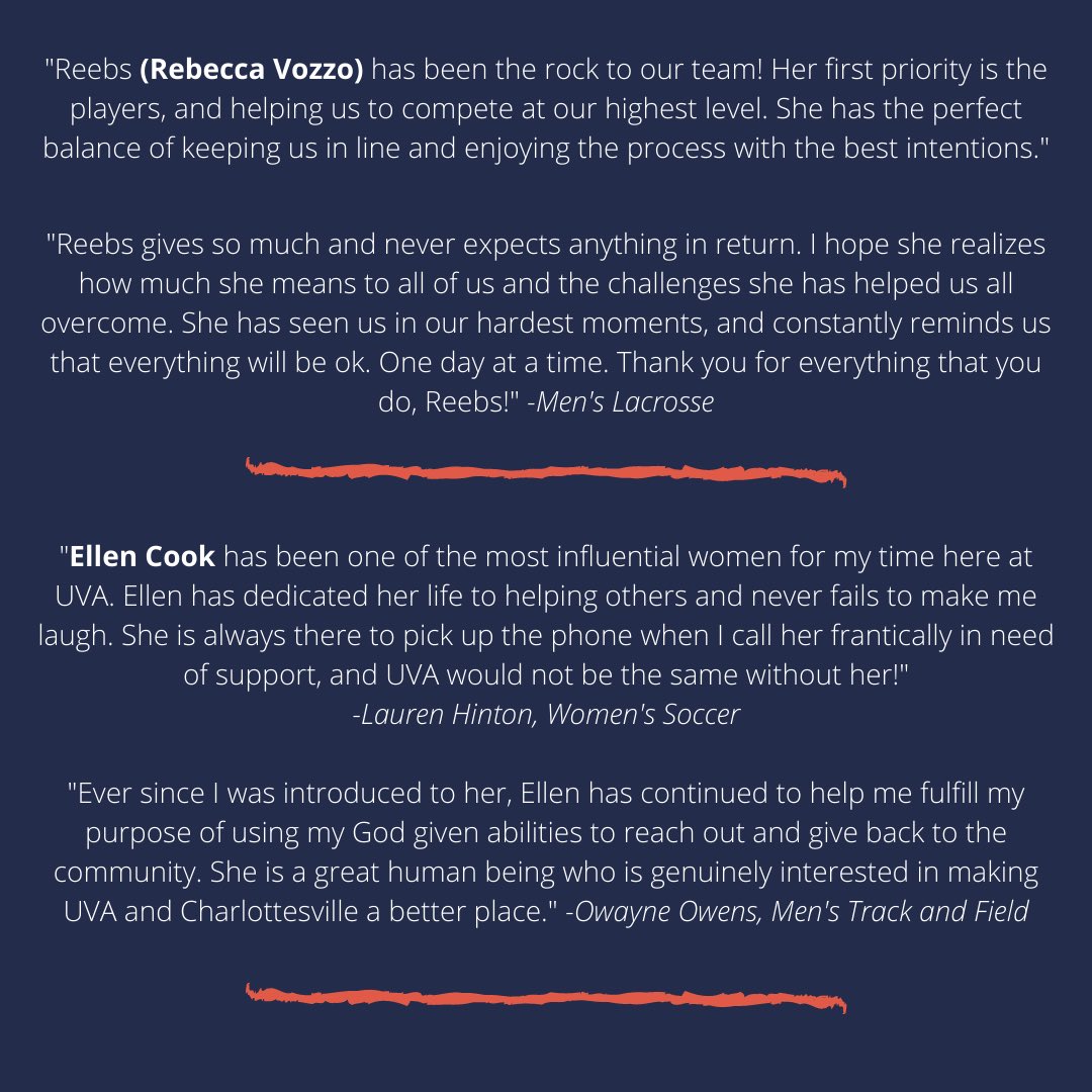 Let’s celebrate women! In honor of Women’s History Month, student-athletes gave shoutouts to some of the amazing women who work in the Athletics Department. Check out their quotes! #WomenInSports #GoHoos