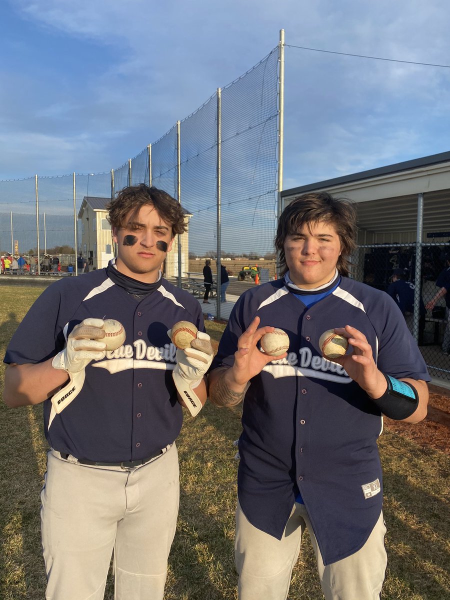EVackert's tweet photo. Carey’s own Bash Brothers!
Gavin Baker and Jordan Vallejo both with 2 home runs each!
Devils improve to (4-0) after 16-5 win over Bluffton.
@Courier_Sports @AdvertiserTrib @DailyChiefUnion @N10athletics https://t.co/hCaQDfU0TX