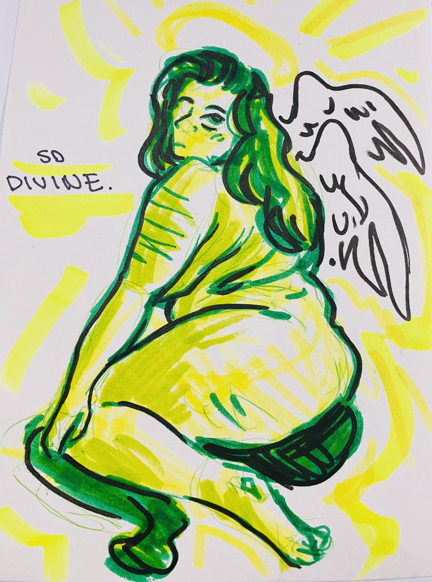 heaven’s probably not the same without me