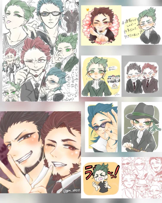 #今月描いた絵を晒す 