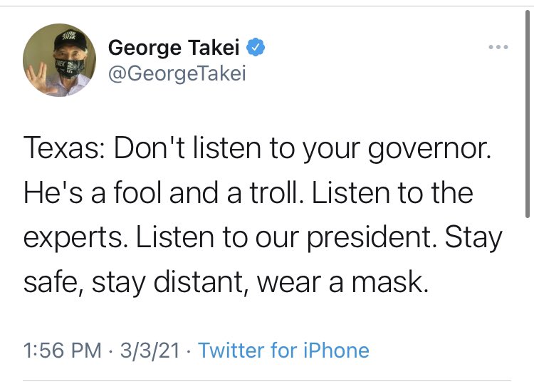 I don’t have the time, space or patience to include everyone, but there were tons of people lamenting this. Many of them are just bad actors but adding them for reference: @meenaharris  @KeithOlbermann (go figure) @GeorgeTakei  @mmpadellan (I hope he at least got paid)