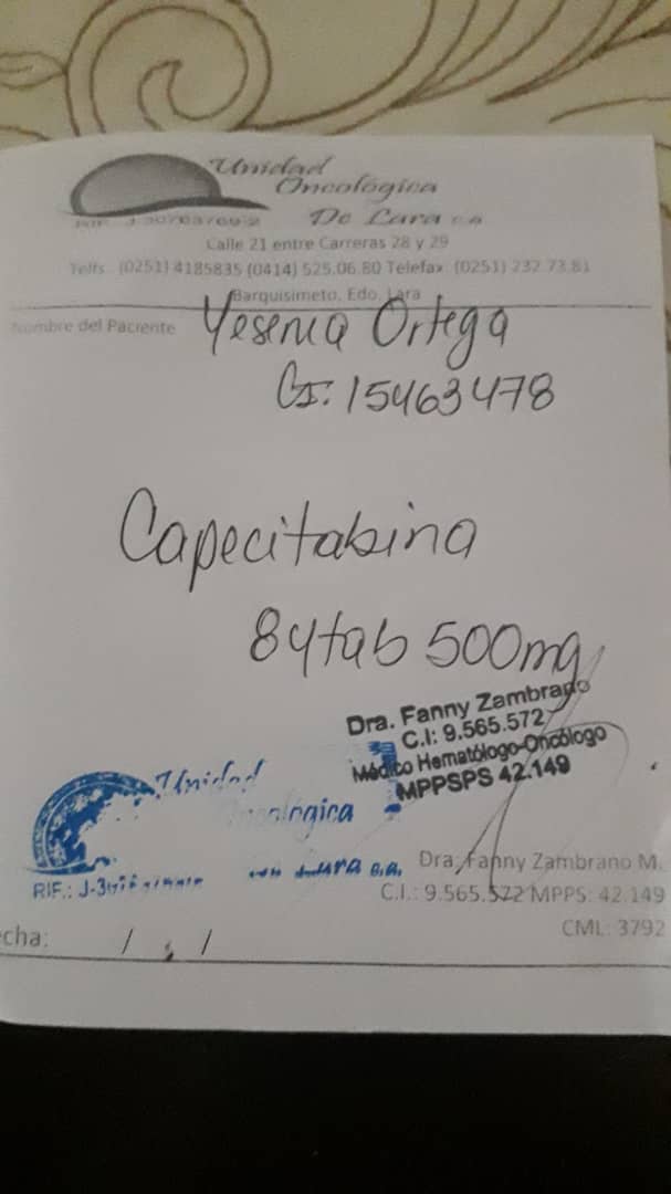 Sukycroes's tweet photo. Servicio Social: Yesenia Ortega requiere culminar su ciclo de quimioterapia y para ello no pedimos dinero sólo si alguien la tiene y la puede donar o vender a un costo accesible agradecidos eternamente. https://t.co/74CX01adDT
