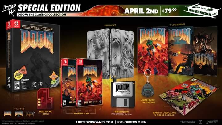 _ChillandFreak_'s tweet photo. Fans de Doom Limited Run Games anunció versión física para Switch y Ps4. La preventa iniciará el 2 de Abril 8am horario de México para que estén atentos
#Doom https://t.co/MAPosWVw8D