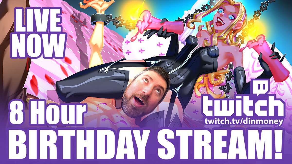 Time to blow out the candles!🕯️🕯️🕯️
It's my BIRTHDAY and I'm streaming LIVE now!

Twitch Channel: twitch.tv/dinmoney