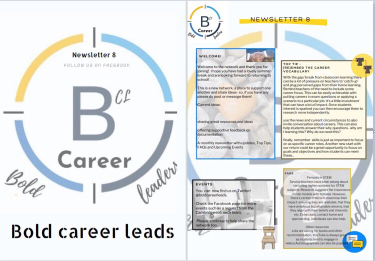 In case you missed it our 8th newsletter was out this week! Check it out here or on the FB group. #careers #careeradvice