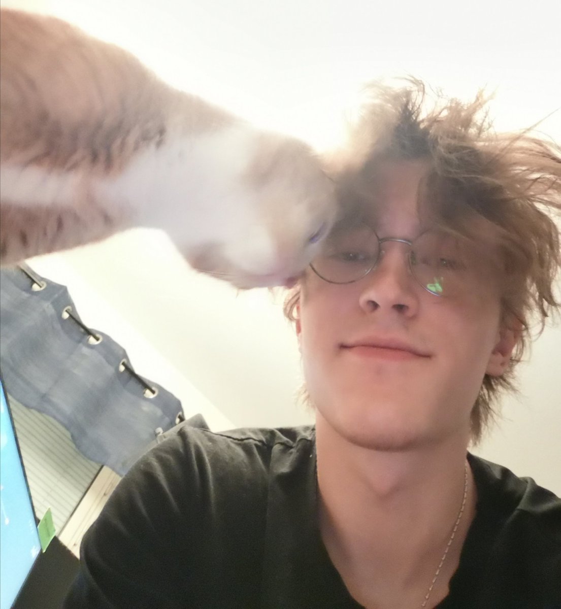 Rare photo of a happy Swedish caveman looking ass