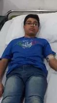 noturbeta's tweet photo. This 12years old student of class 6 contracted coronavirus yesterday and Is now In serious condition pray for him. He's having breathing issues and there are no oxygen cylinders available in the hospitals
@Shafqat_Mahmood
#cancelcieexams2021 https://t.co/9teLZyiZSV