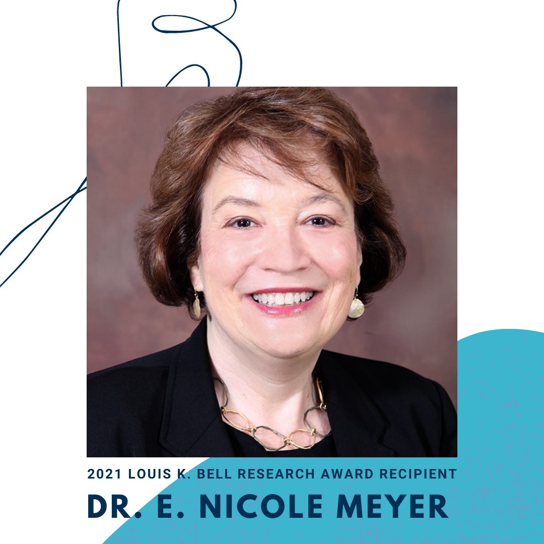 Congratulations to Dr. E. Nicole Meyer for achieving the 2021 Louis K. Bell Research Award!