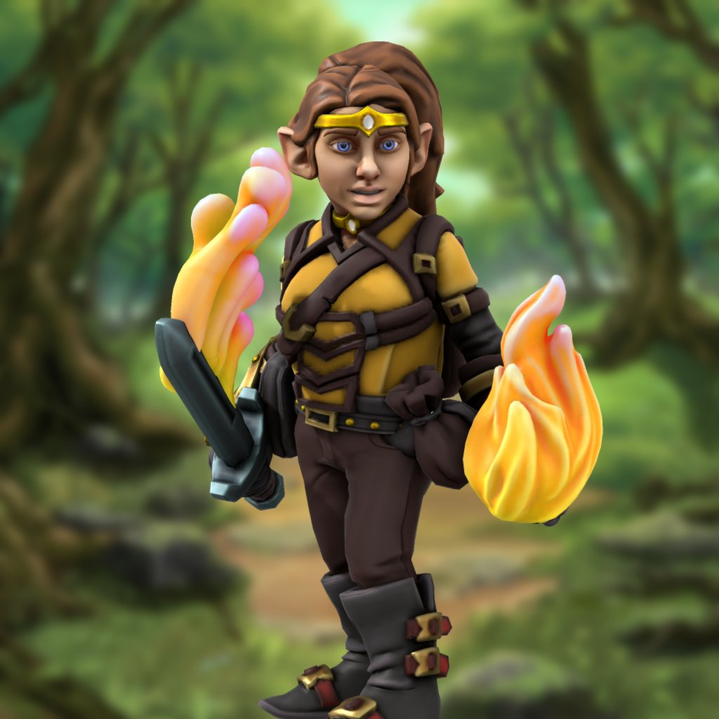character_dnd's tweet photo. Gracie Swiftwhistle Lightfoot Halfling Celestial Warlock Charlatan. Pretended at being a holy crusader so well something took notice and began granting her power. #DnD #DnD5e #DnDCharacter #HeroForgeColor #TTRPG https://t.co/7yaQKM3aVt