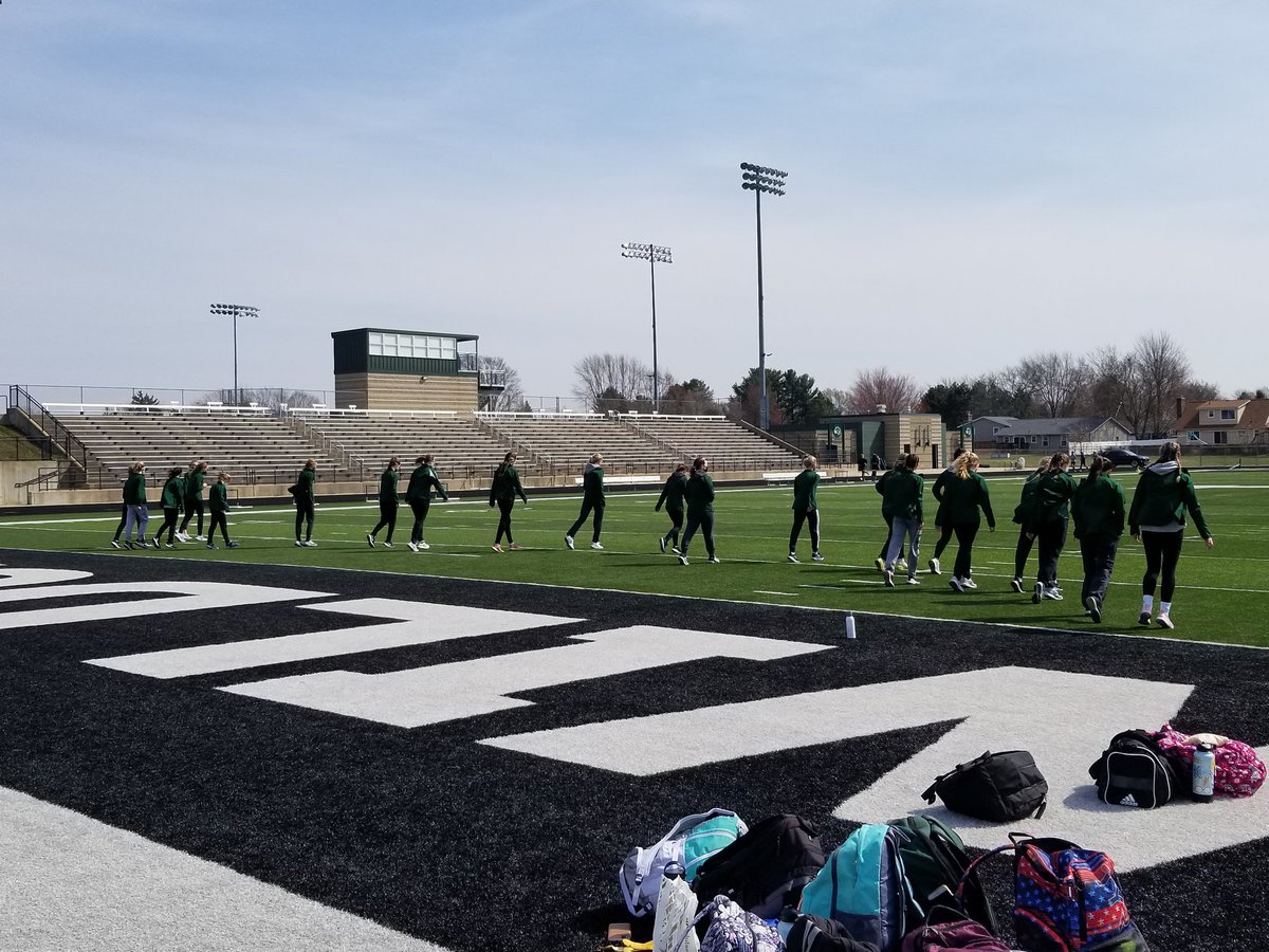 First track meet of the 2021 season! Already ahead of last year! Go CATS! 💚