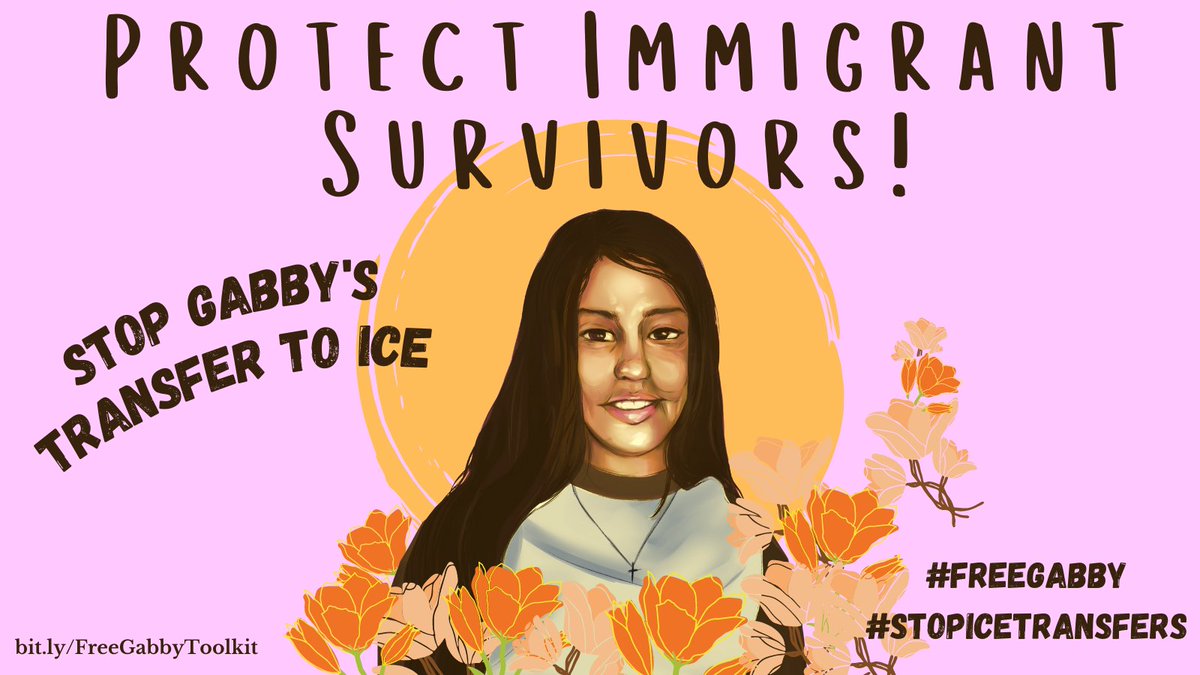Tmrw should be a day of celebration to welcome Gabby home after 20+ years of incarceration. But CA's prison system is working w/ICE to detain & deport her! The #FreeGabby petition will be delivered soon to Gov @GavinNewsom. Sign now at bit.ly/FreeGabby to #StopICEtransfers