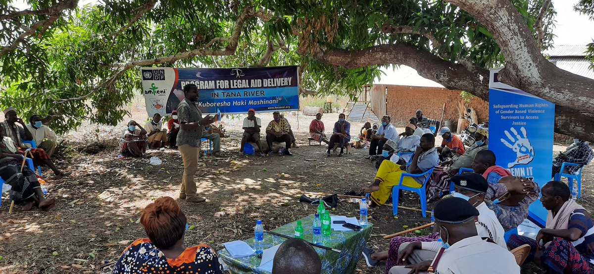 otoidamian's tweet photo. Today @KECOSCE with support of @UNDPKenya conducted community awareness forum on AJS policy, legal aid act 2016 and GBV in Dibe Village, empowering communities with knowledge on their rights is key to enhancing access to justice in Tana River. @Phyllis_Muema
@TAccess2justice https://t.co/Ur8nd68Ye7