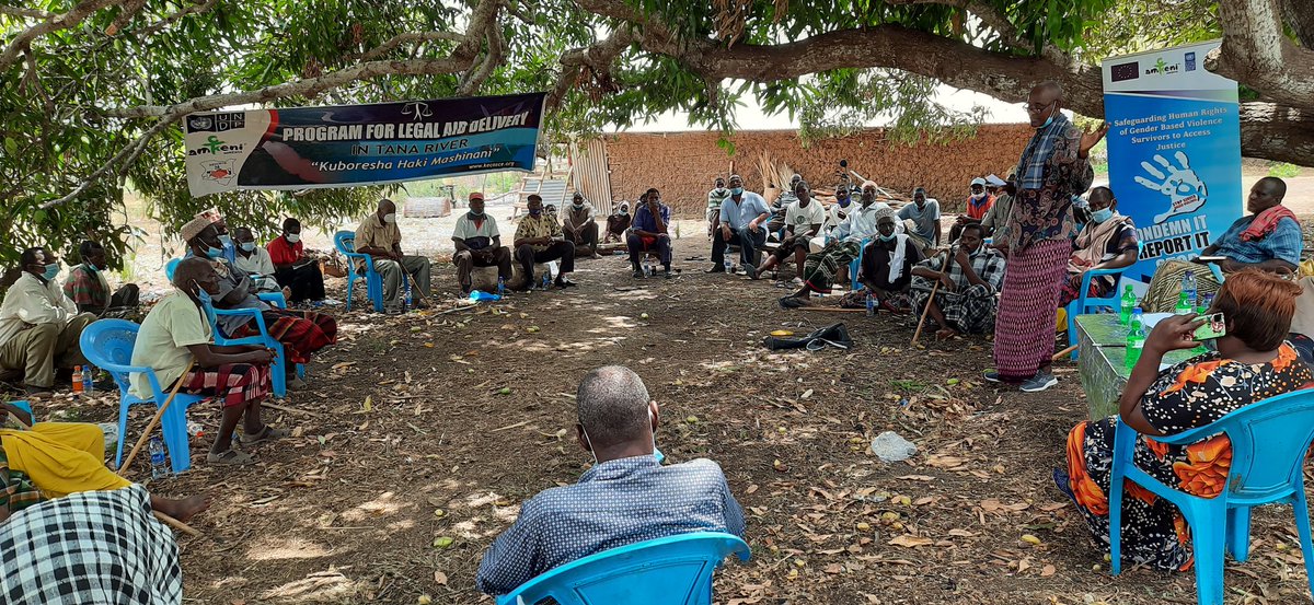 otoidamian's tweet photo. Today @KECOSCE with support of @UNDPKenya conducted community awareness forum on AJS policy, legal aid act 2016 and GBV in Dibe Village, empowering communities with knowledge on their rights is key to enhancing access to justice in Tana River. @Phyllis_Muema
@TAccess2justice https://t.co/Ur8nd68Ye7