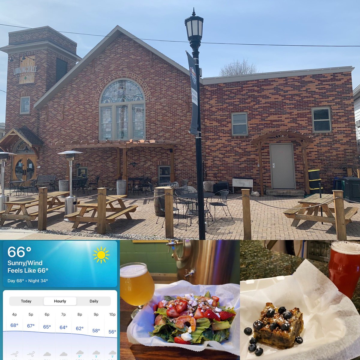 LGBrewingCo's tweet photo. Looks like Tuesday is a great day to chill on the LGBC #patio enjoying the new brews (Black DIPA, Irish Lager &amp; Strawberry Cider) and food specials (#manhattanclamchowder #shrimpstrawberrysalad #veganblackbeanburger &amp; #blueberrybreadpudding ) from 4-9pm https://t.co/Kz3qudtIyw