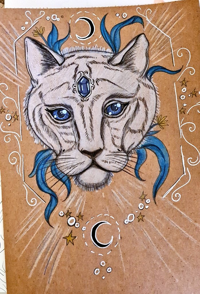 ignis_pectus's tweet photo. A #arttrade. Usually I dont draw animals so bear with me 😂😊 
#traditionalart #traditionaldrawing #arteza #traditionalartist #semirealisticart #semirealism #TigerPride  #pencilart #artistsontwitter #artistsupportartist #germanartist #germanmangaka #germanmanga #animalart https://t.co/uNX0PWYFaR