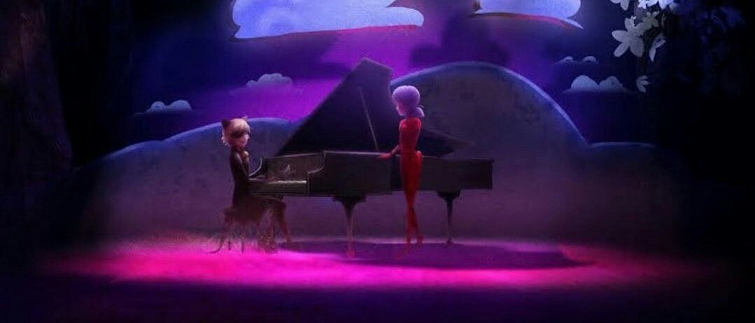 ladynoirose's tweet photo. OK but adrien writting "In the rain" for marinette when he realizes he loves her and playing it to her 😭😭 i would SOB https://t.co/aUevGdXlKi