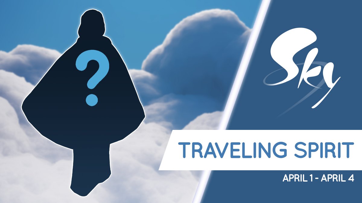 thatskygame's tweet photo. A new Traveling Spirit will be arriving in #thatskygame this Thursday! While they're visiting, players who have completed the Valley of Triumph level will be able to collect their expressions and progress friendship with them.

Can you guess which Spirit is visiting? 💭 https://t.co/OdOTjHd14s