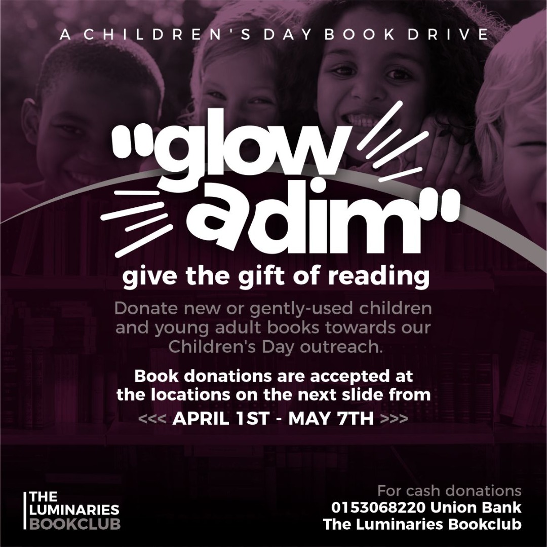 DeeOnuoha's tweet photo. To mark this year's children's day, Share the book love to our young ones! 😊🤗
#TLBC #theluminariesbookclub

#racksteli #Chioma Quavo, yoruba and fulani https://t.co/Iqo54GH7mX