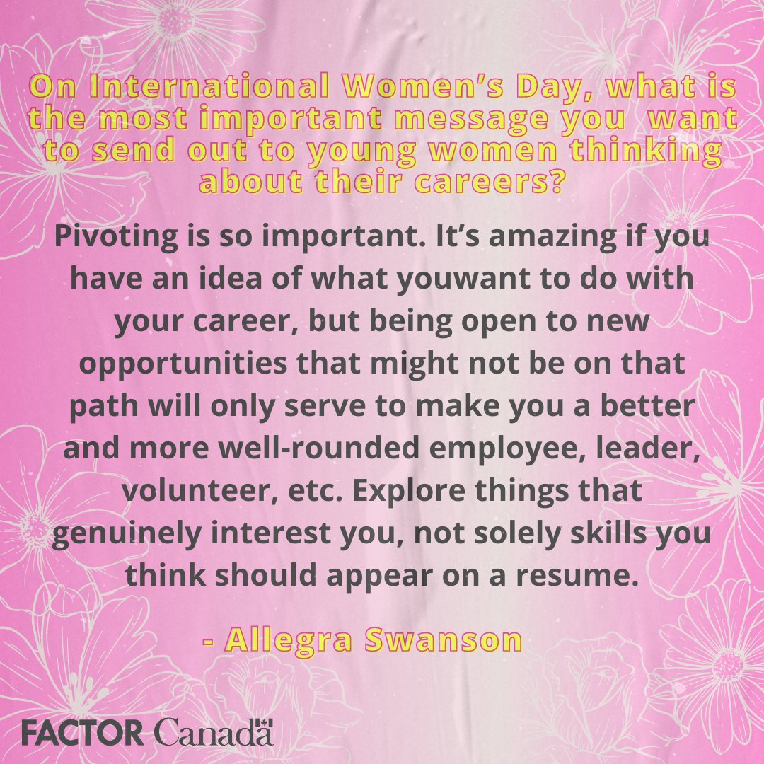 FACTORCanada's tweet photo. Allegra Swanson (@ayoungvoice) is the Executive Director of @musicnovascotia. In this role she works hard to support, develop and promote the East Coast music industry. Read the full feature on our site https://t.co/OF8YJTcDpd
📷 Shelagh Howard
#WomensHistoryMonth #FACTORWHM https://t.co/HxbasZg206