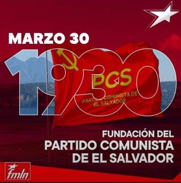 HpdNoticias's tweet photo. #Efemerides Este día se recuerda un aniversario más de la fundación del Partido Comunista Salvadoreño, miembro del @FMLNoficial .
@JorgeSchafik @BucaroLeonel @sigfridoreyes @_Gustavo_Acosta @KarinaSosa_2 @rllarull @Medardofmln @guevara_tuiter @RogelioC_SV @Miguelpereirasv https://t.co/o7hoZjNJ1t