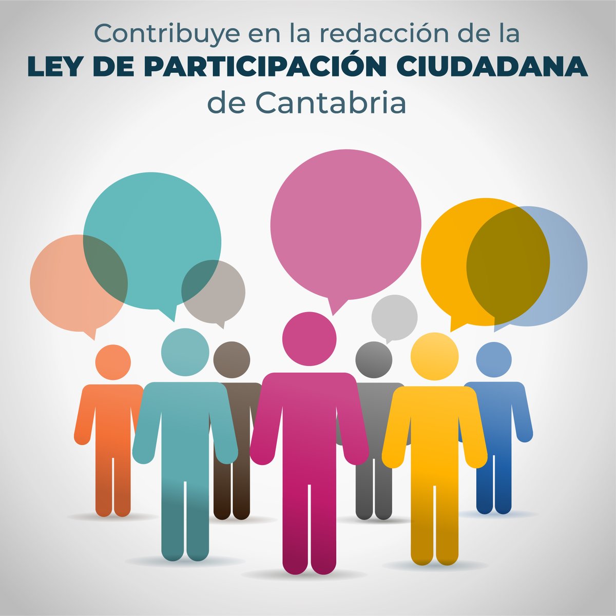 👫 Mañana abrimos un amplio proceso de consulta para redactar la ley de participación ciudadana de #Cantabria 
📢 Máxima difusión para tener la máxima participación.
💪 #JuntosPodemos ℹ️➡️ bit.ly/3dycQS7