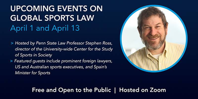 Center Director Stephen Ross is set to host a pair of events on global sports law
centerforsports.psu.edu/2021/03/24/cen…