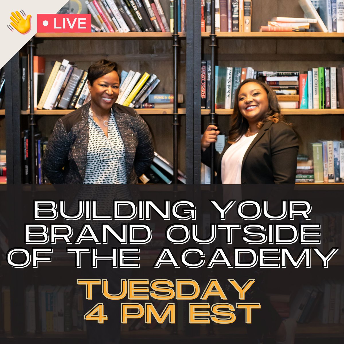 Join #LITBraintrust🔥 co-founders <a href="/ShontaviaJEsq/">SHONTAVIA.</a> and <a href="/IPProfEvans/">Prof. Tonya M. Evans | #CEOofME</a> for this info-rich session on how Black women academics can maximize their expertise into a business + brand! 

Deets ListentoBlackWomen.com👇🏾