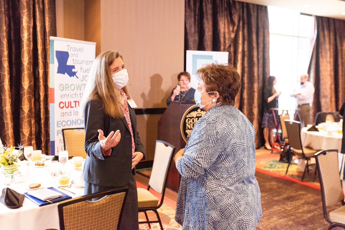 LakeCharlesCVB's tweet photo. Welcome @latravelassoc and guests to #LouisianasPlayground! This morning, LTA hosted the CEO Forum at @GoldenNuggetLC with special guest @LouisianaLtGov! #MeetingsMeanBusiness #MeetLakeCharles #MeetSafely #MeetingsProfs https://t.co/IpRxMELVpd