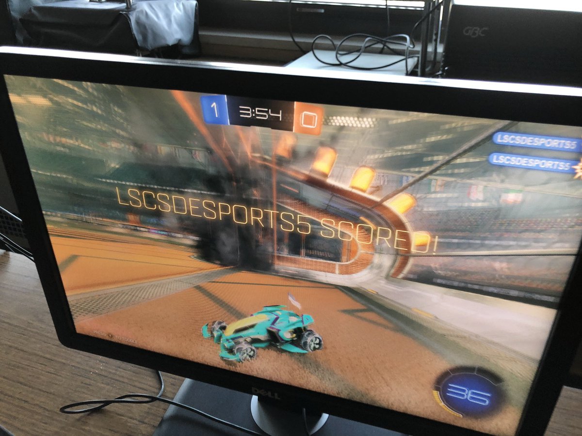 m_drez's tweet photo. The Lake Shore HS squad is getting some Rocket League practice in on this fine Tuesday. #esportsLSC @NASEFedu @E2CCB_ESPORTS https://t.co/OxlMiK2f1P