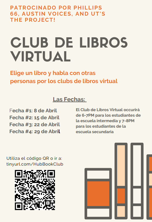 NavarroLibrary (@navarrohslib) on Twitter photo Students: Need hours? Need extra credit? Join the Virtual Book Club!
Swing by the Navarro Library to grab a book of your choosing. 
Book club meets at 7pm on the following dates:
April 8th
April 15th
April 22nd
April 29th
Attend all dates, or just one, your choice! Students: Need hours? Need extra credit? Join the Virtual Book Club!
Swing by the Navarro Library to grab a book of your choosing. 
Book club meets at 7pm on the following dates:
April 8th
April 15th
April 22nd
April 29th
Attend all dates, or just one, your choice!