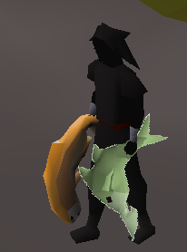 Make the big harpoonfish combinable with the golden tench/equipable in your off hand so you can double whack people like the torag's hammers animation <a href="/JagexAsh/">Mod Ash</a>  <a href="/JagexAyiza/">Ayiza</a>
