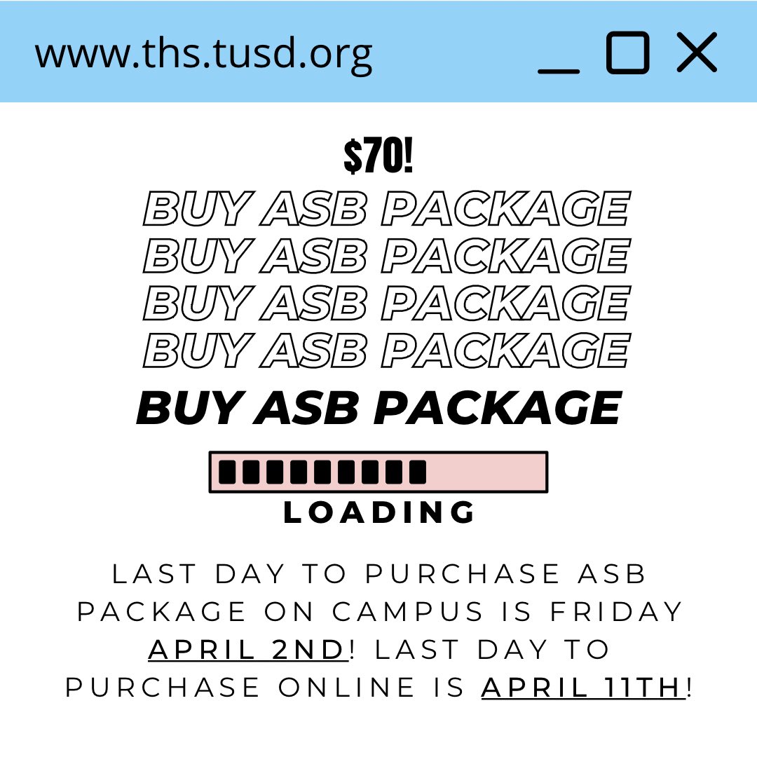 torrance_high's tweet photo. TARTARS! Make sure to purchase the ASB package on campus or online! Last day to purchase on campus is THIS FRIDAY and the last day to purchase on the webstore is APRIL 11! ❤️ https://t.co/3N10fiW3e7