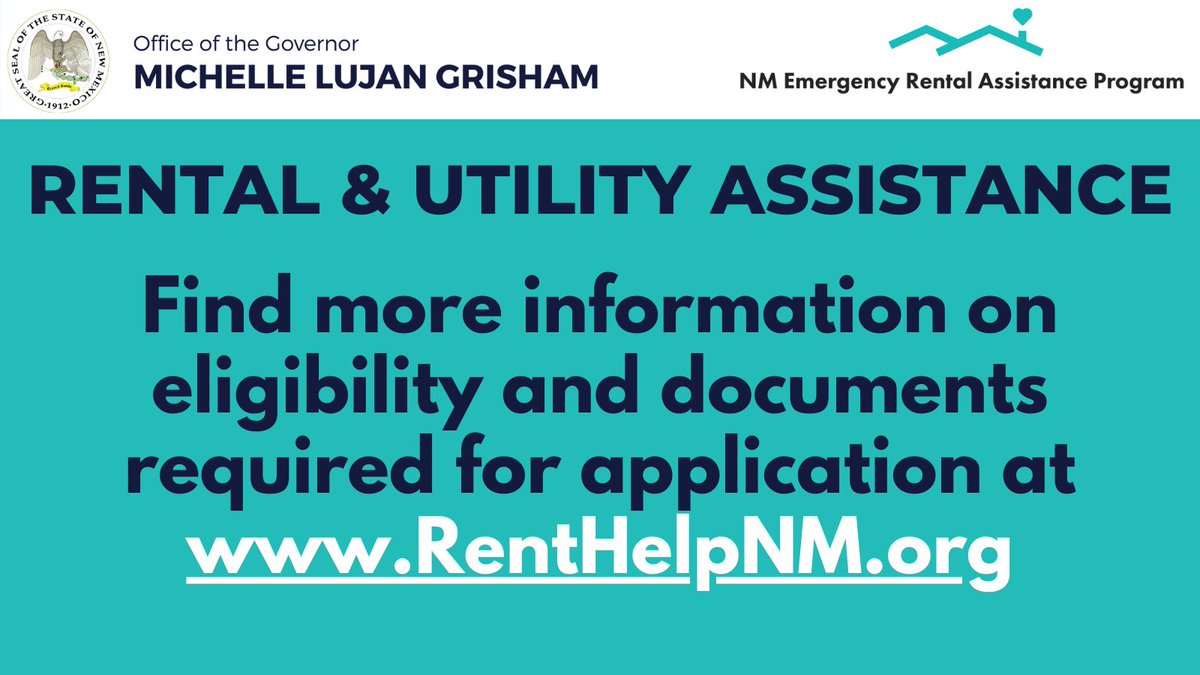 GovMLG's tweet photo. The state will be administering $170M in aid for rental &amp; utility assistance to New Mexicans affected by the pandemic.

New Mexicans have persevered through incredible challenges this last year and my administration has been proud to step up to assist at every single opportunity. https://t.co/IxeJl7GFXG