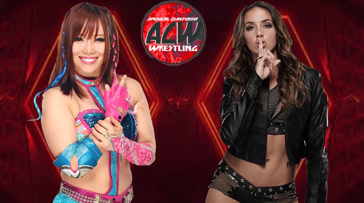 ACWEFED's tweet photo. Then we have the woman’s champion Kairi Sane (@HeelBrianx) vs Chelsea Green (@HankParody) https://t.co/hR8JGSuZFX