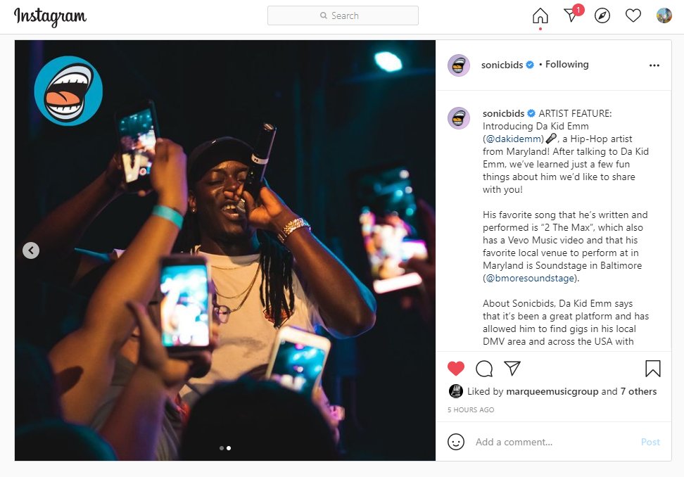 marqueemg's tweet photo. ๐ฅCheckout #today's FEATURED @Sonicbids artist reigning from #Baltimore, #Maryland @dakidemm๐ค
#Sonicbids #DaKidEmm #HipHop #LIVE #DMV #DKE #Marquee #NSMent
https://t.co/Ll4Tdla93w https://t.co/9OJykIxJYa